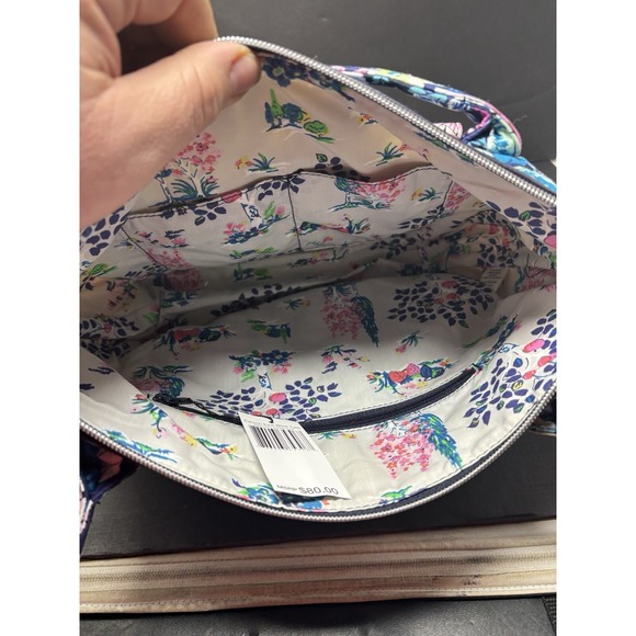 Vera Bradley Signature Print Carson East/West Tote MONOGRAMED C A R NEW - Picture 6 of 9